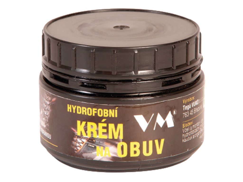 Krém na obuv hydrofobní černá - 250 g